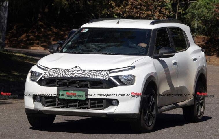 Citroën C3 Aircross 2024 prototipo Brasile