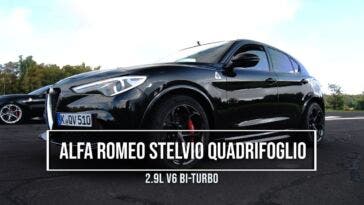 Alfa Romeo Stelvio vs Giulia Quadrifoglio drag race