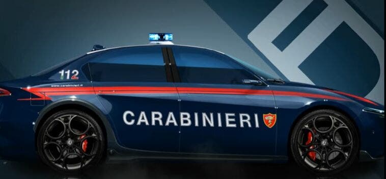 Nuova Alfa Romeo Giulia Carabinieri