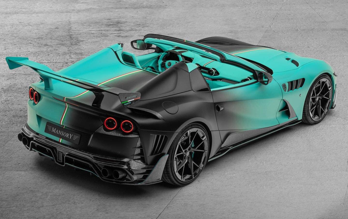 ferrari 812 gts modificata mansory
