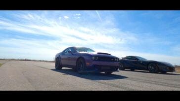 Dodge Challenger SRT Demon 170 vs Ferrari 812 GTS