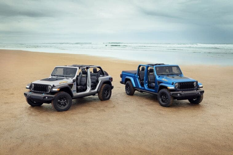 Jeep Wrangler and Gladiator Jeep Beach special editions
