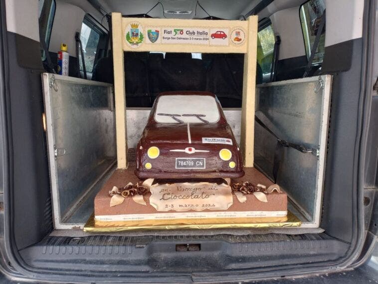 Fiat 500 di cioccolato