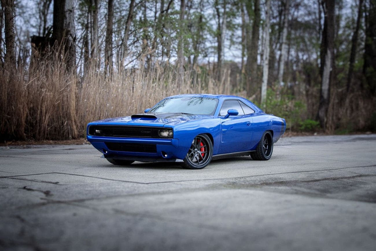 Exomod Ascent Blue Angel dodge challenger