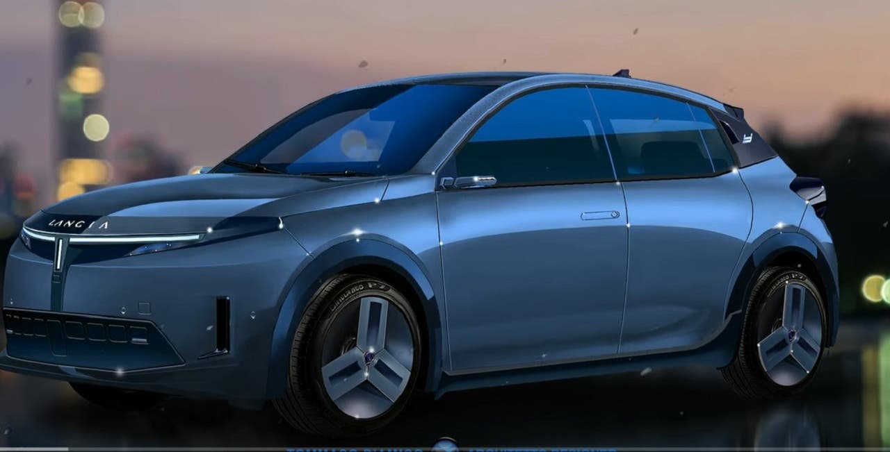 Nuova Lancia Ypsilon render TDA