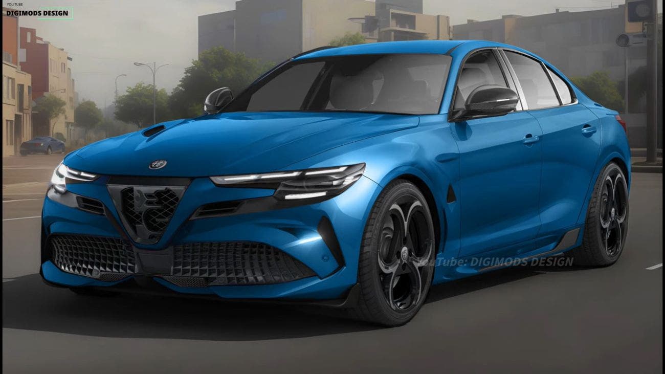 alfa romeo giulia rendering