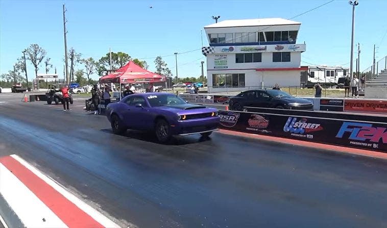 Drag Race Lucid vs Dodge