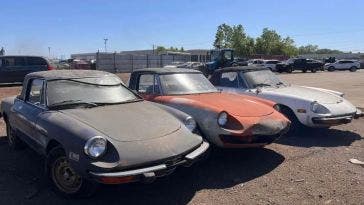 collezione di vecchie Alfa Romeo