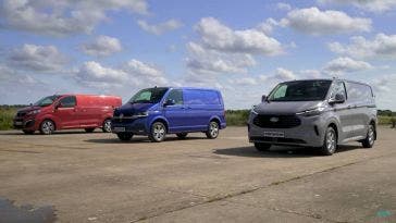Peugeot Expert drag race