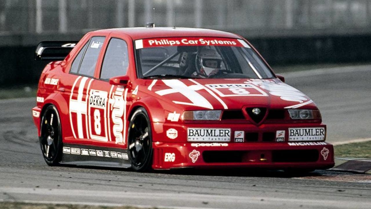 Minichamps 1:43 M. Alboreto Alfa Romeo 155 V6 TI #12 Presentation Car DTM 1995 Schübel