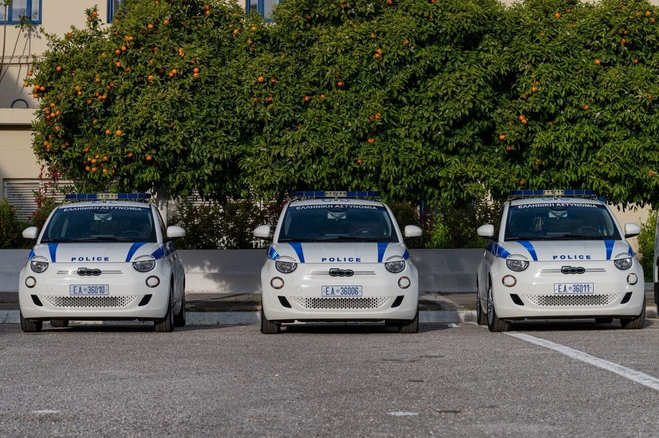 Fiat 500e Polizia greca