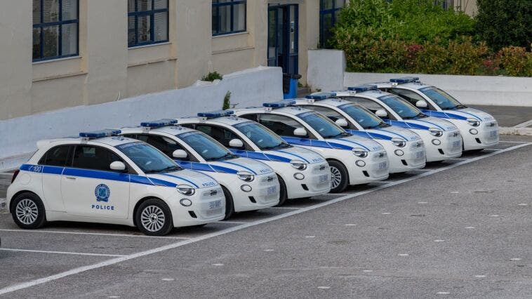 Fiat 500e Polizia greca