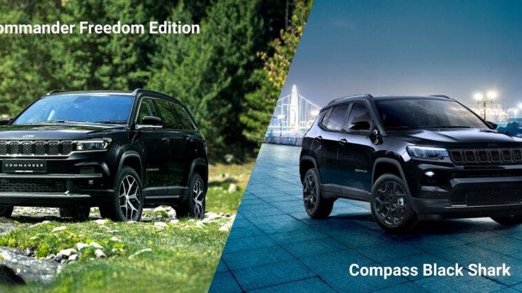 Jeep Commander Freedom Edition e Compass Black Shark