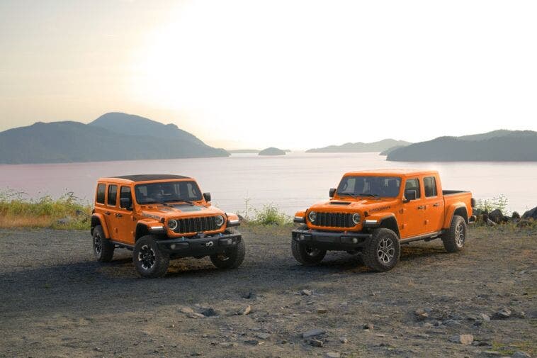 Jeep Wrangler e Gladiator