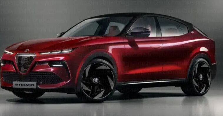 alfa romeo stelvio rendering