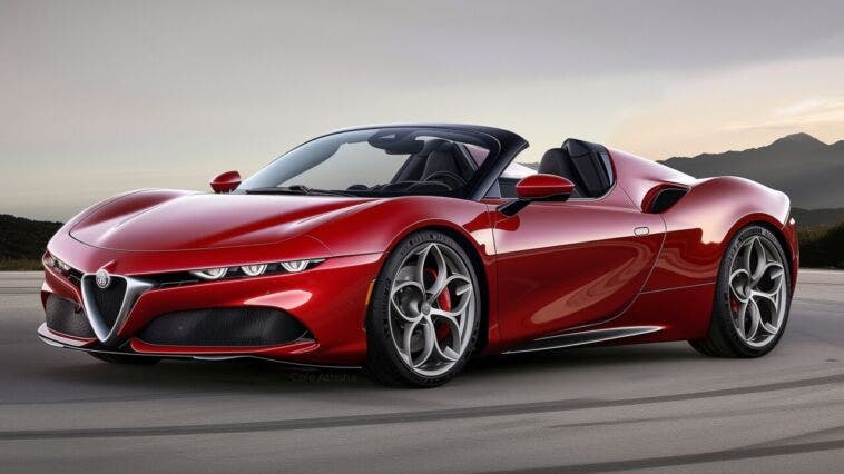 Alfa Romeo 4C rendering