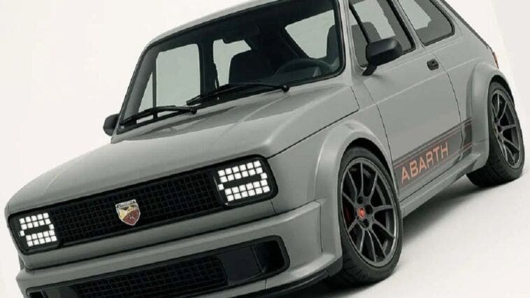 Fiat 127 restomod rendering
