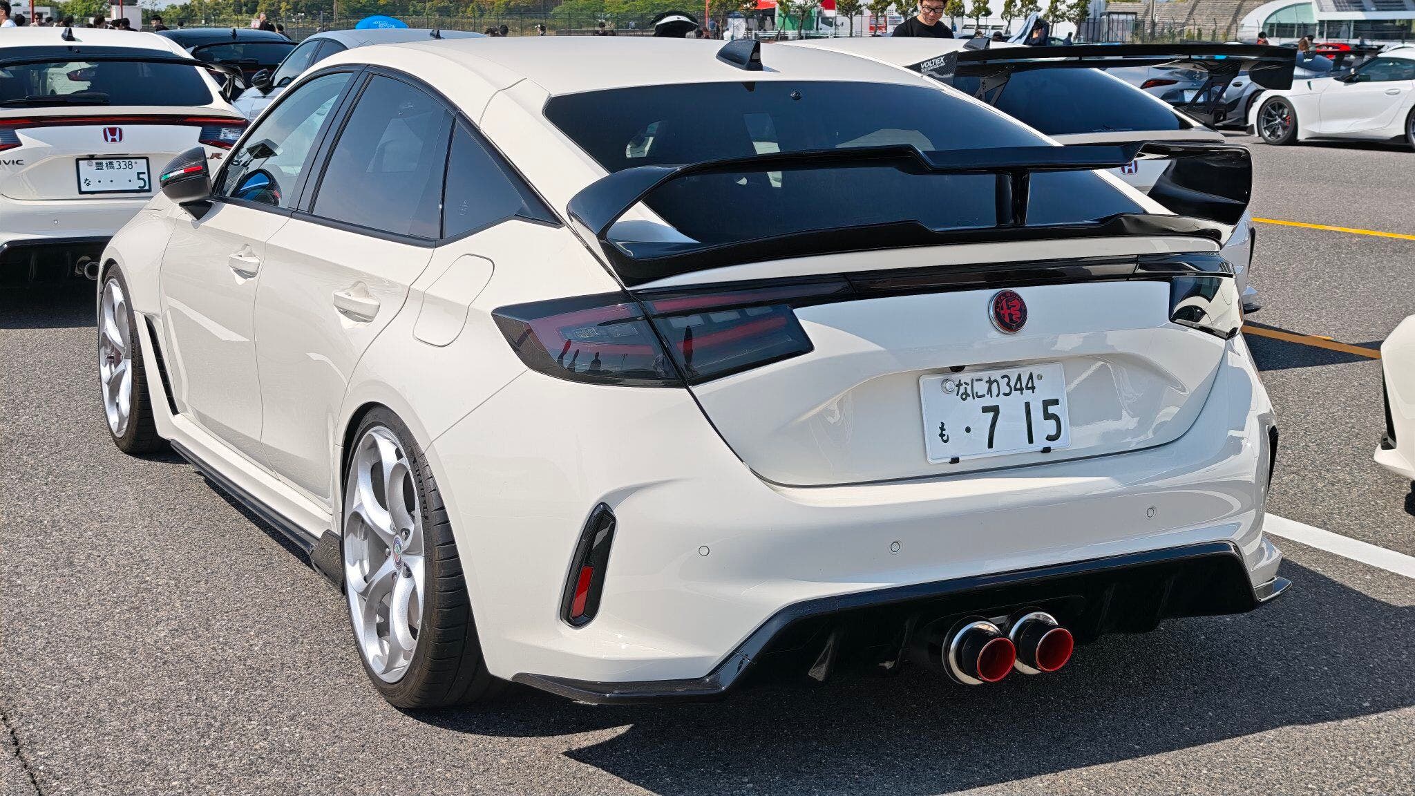 Honda Civic Type R travestita da Alfa Romeo
