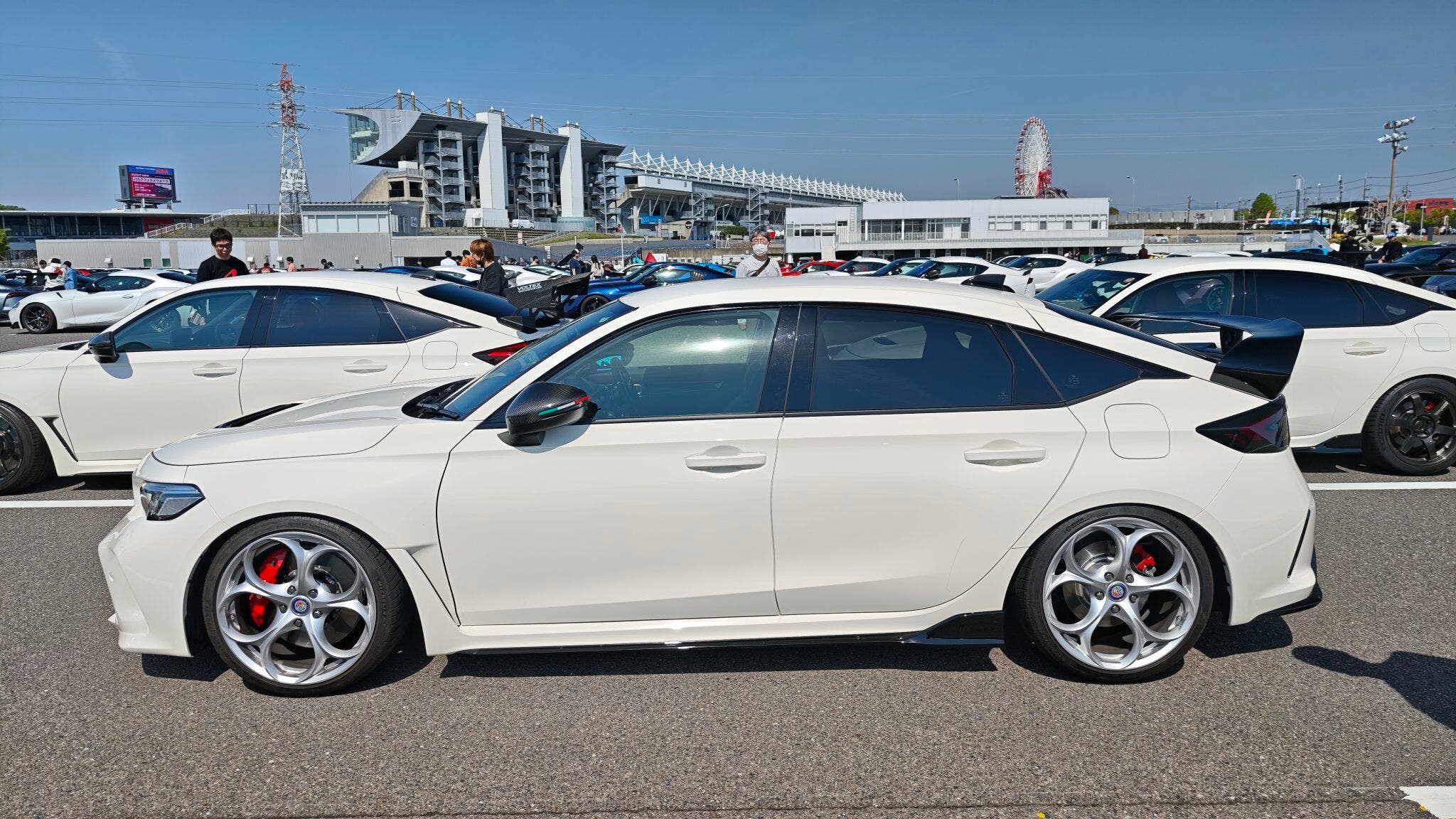 Honda Civic Type R travestita da Alfa Romeo