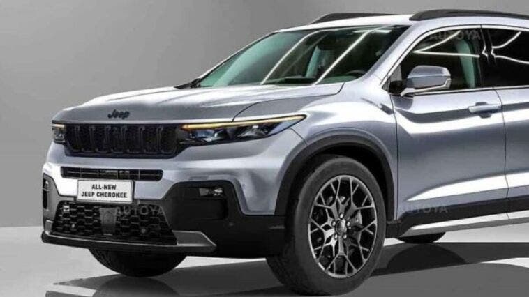 Jeep Cherokee 2026 rendering