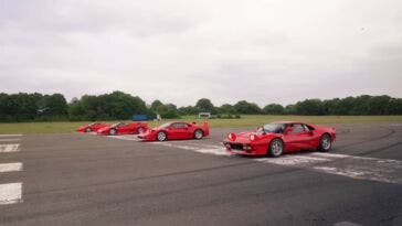 Drag race Ferrari
