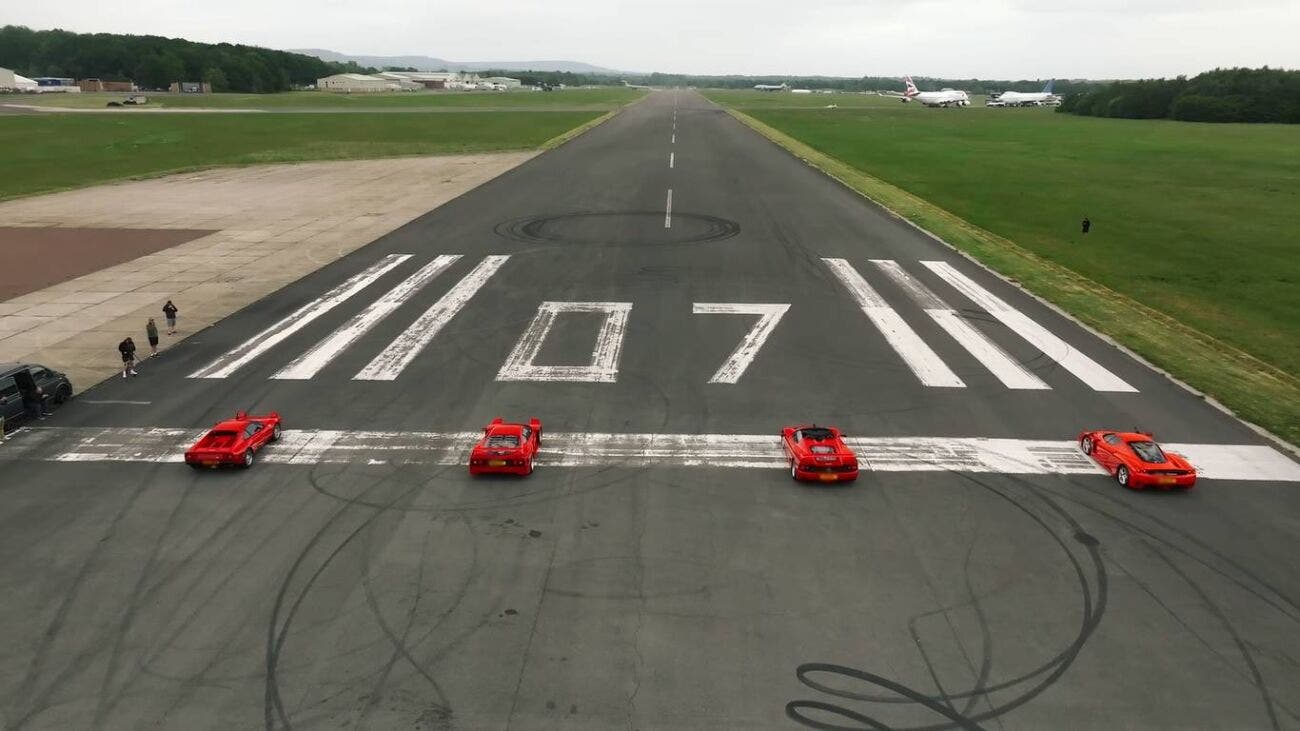 Drag race Ferrari