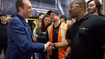 Antonio Filosa in visita a WIndsor