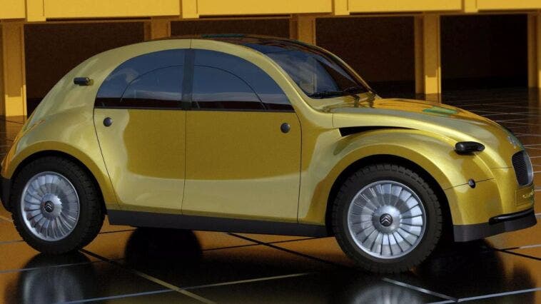 Citroen 2CV render