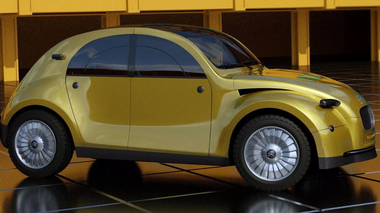 Citroen 2CV render