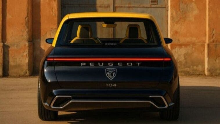 Peugeot 104 rendering