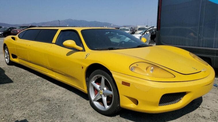 ferrari 360 modena limo