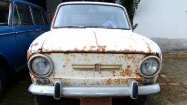 fiat 850 abbandonata