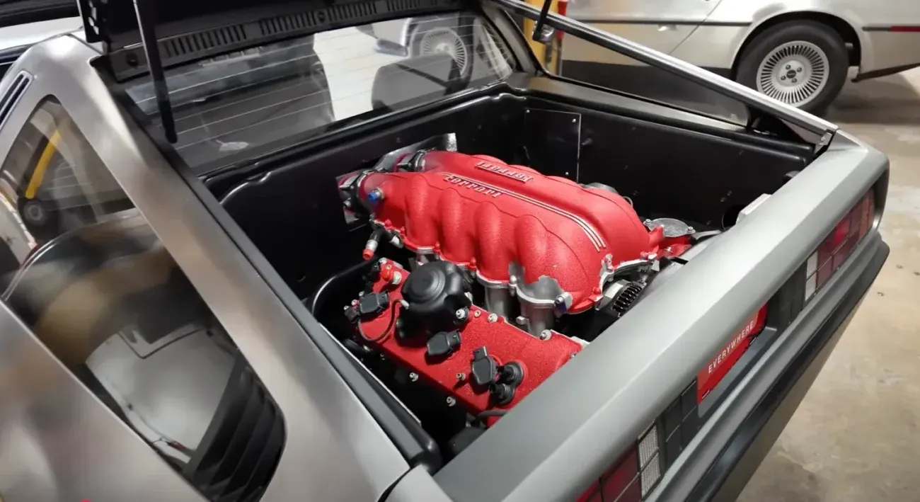 fueltech delorean ferrari
