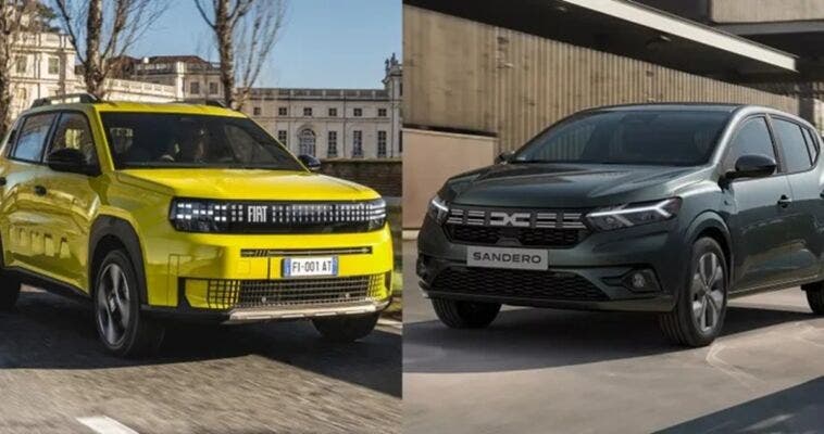 Fiat Grande Panda e Dacia Sandero
