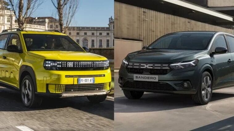 Fiat Grande Panda e Dacia Sandero