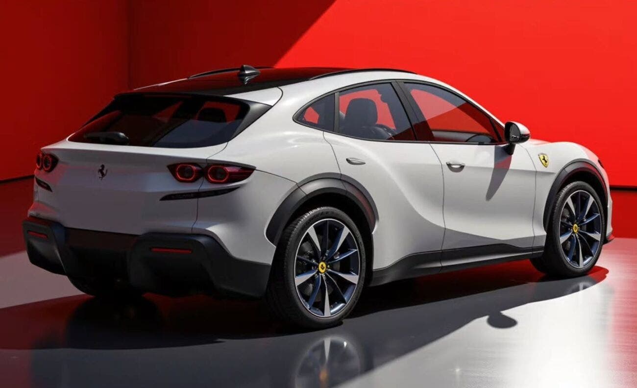 ferrari suv compatto render serafini
