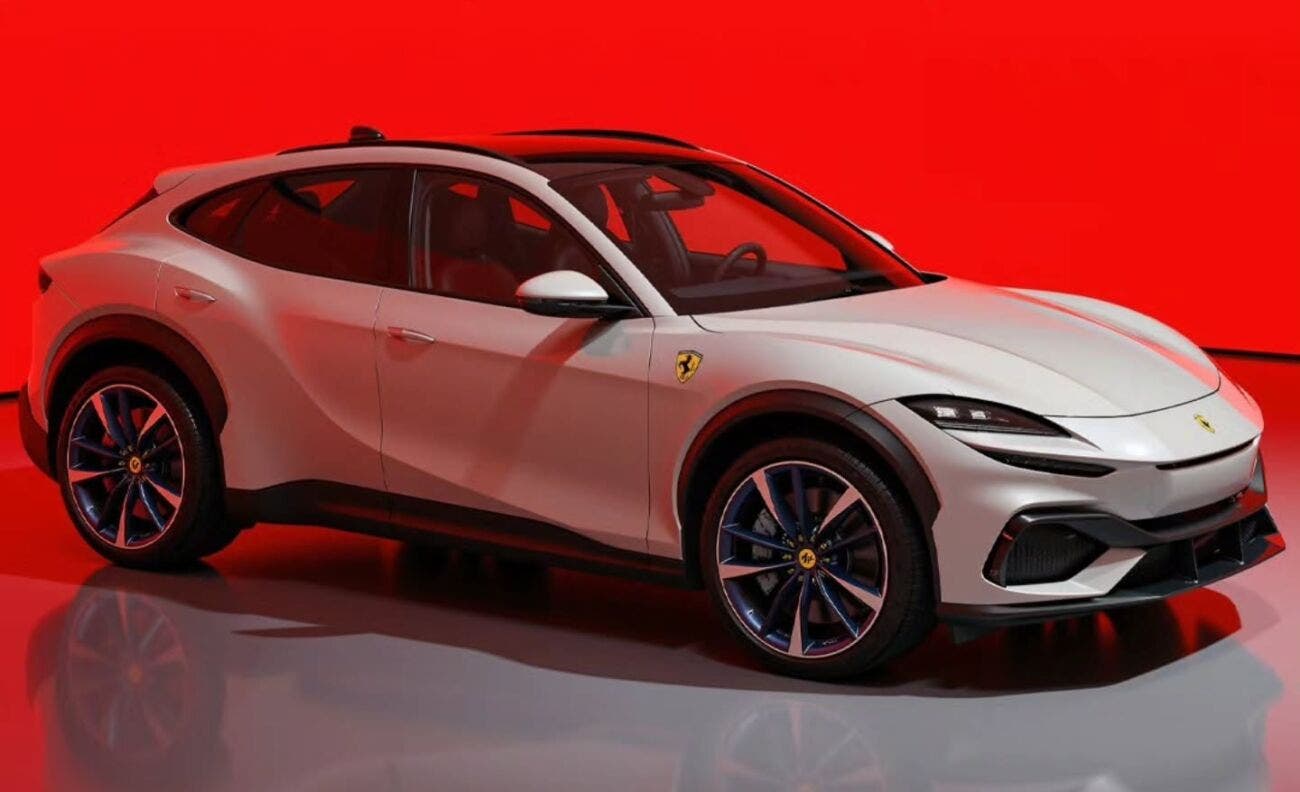 ferrari suv compatto render serafini