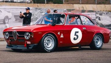 jenson button su alfa romeo gt