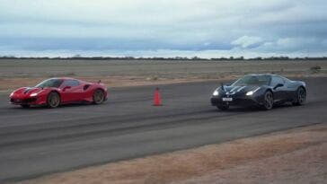 Ferrari drag race