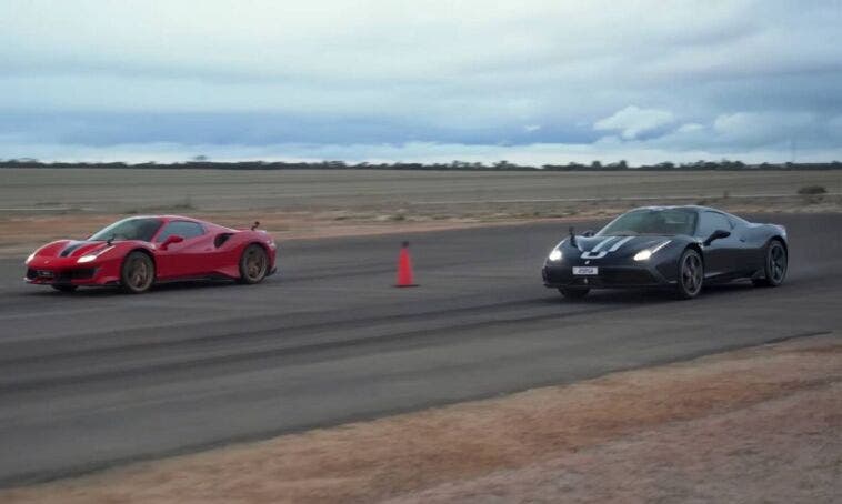 Ferrari drag race