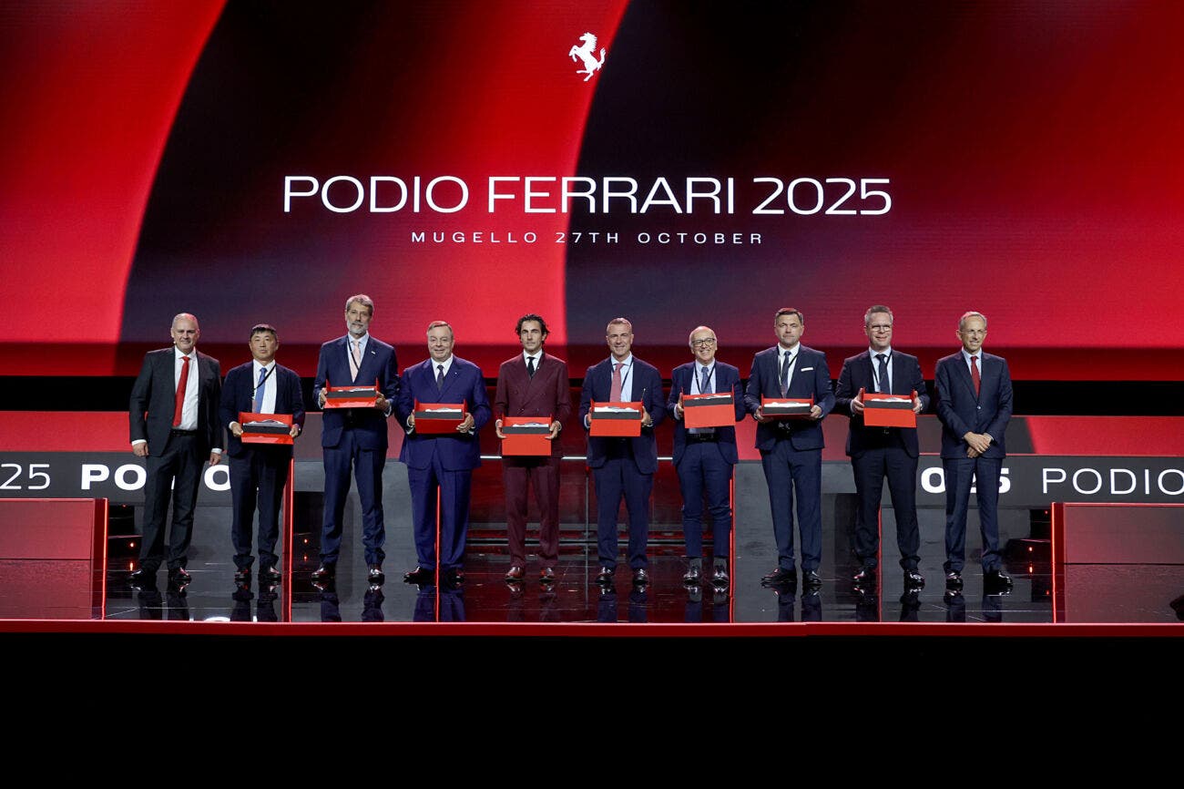 Podio Ferrari 2025
