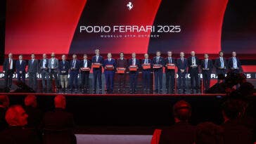 Podio Ferrari 2025
