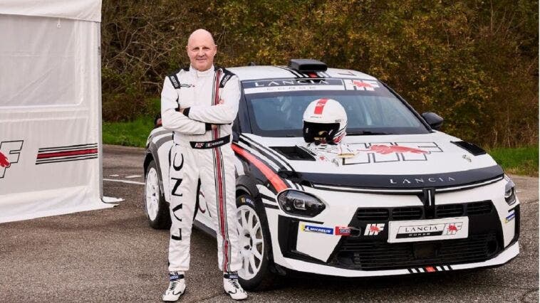 Miki Biasion e Lancia Ypsilon rally4 HF