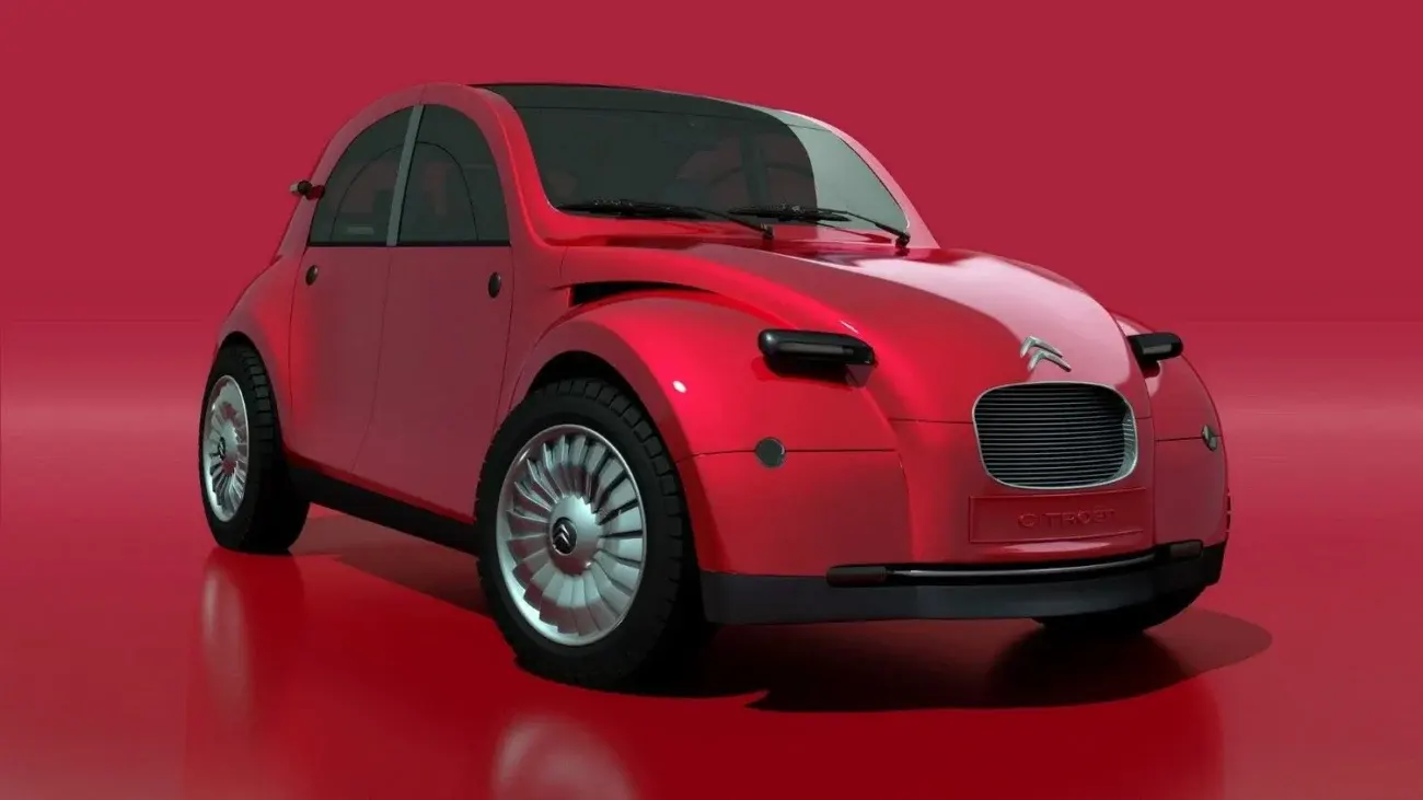 citroen 2cv render
