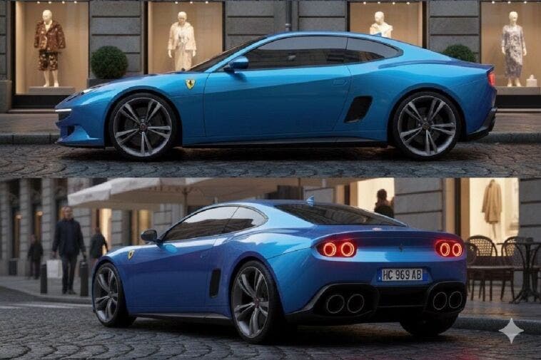 Nuova Fiat coupé Ferrari