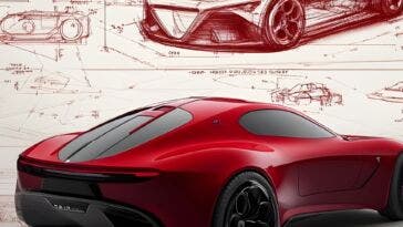 alfaromeo v6 engine coupe render 2026