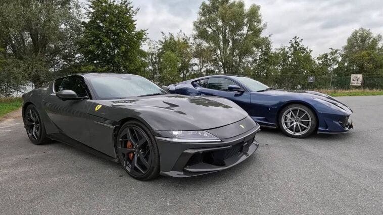 Ferrari 12cilicndri vs 812 superfast