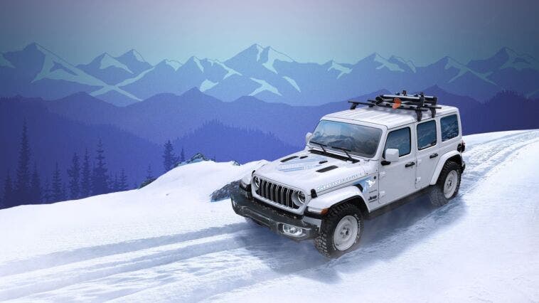 Jeep Wrangler Snow Trace