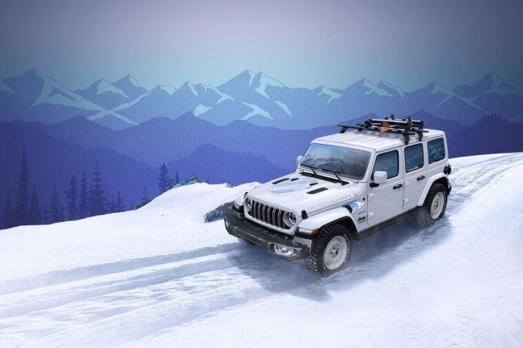 Jeep Wrangler Snow Trace
