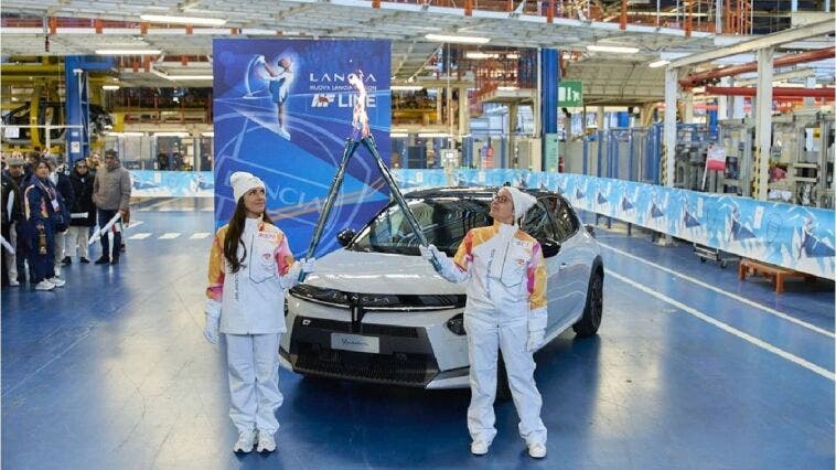 Lancia protagonista a Melfi con la Fiamma Olimpica